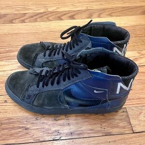 Nike Zoom High-Top Sneakers Blazer Mid Premium SB Deconstructed Size 8.5 EU 42